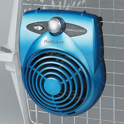 ProSelect A+ Deluxe Thermostatic Crate Fan